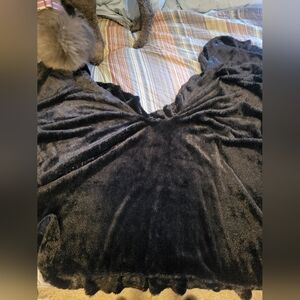 Shawl/cape Black, one size